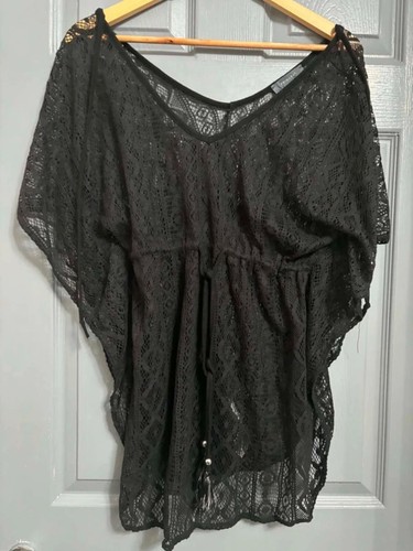 Primark black mesh kaftan - primark,