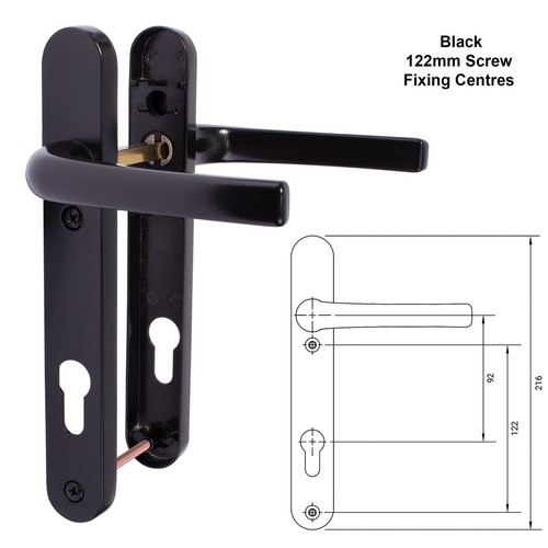 Upvc door handle pioneer plus - handle,
