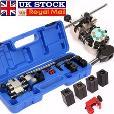 UK Brake Line Flaring Tool Kit Double Flaring Tool 45° for 3/16" to 3/8" Tube