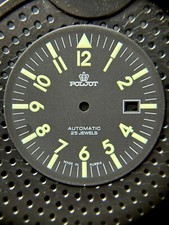Poljot 190 Aviator Matt Black Dial Swiss ETA 2824-2