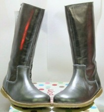 POM POM 'TEX LONG BOOT' SHINY