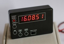 Minature 12v Digital LED Rally Clock / Stopwatch: Hours, Minutes and Seconds