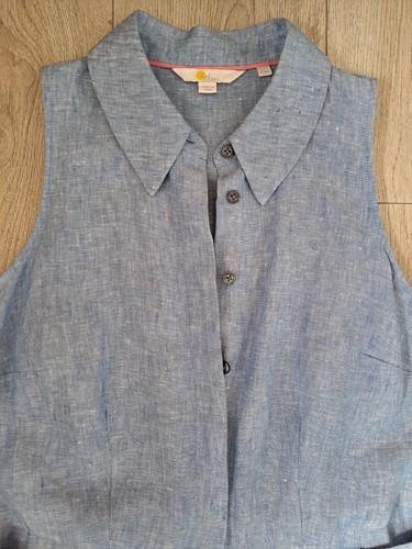 Boden kate linen blue shirt - boden,