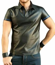 Men's Tight Polo Top Shirt in
