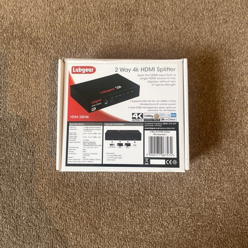 Labgear way hdmi splitter - labgear, 4
