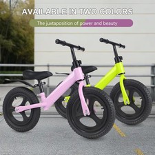 12" Kids Balance Bike Walking Running Training Bicycle For 2-6 Years Children