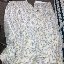 Pair Of Dorma Curtains Lemon 