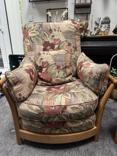 PAIR Ercol Renaissance High Back Easy Chair Light Finnish …