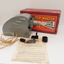 Vintage The Stip Master 35mm Film Strip Projector With Royal Wedding Strip Boxed