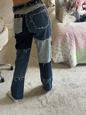 Jaded London Denim Patchwork