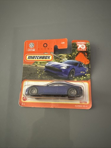 Matchbox karma gs6 70th - matchbox,