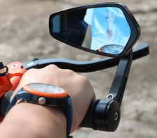 Black CNC Aluminium Bar End