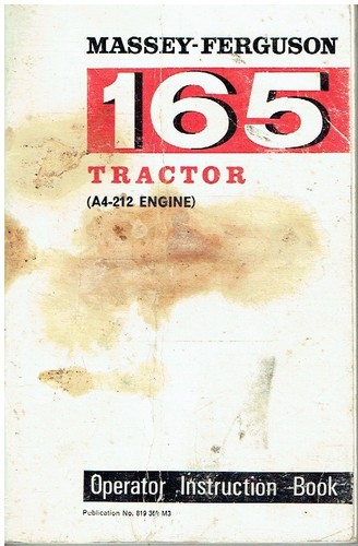 Massey ferguson 165 tractor - massey,