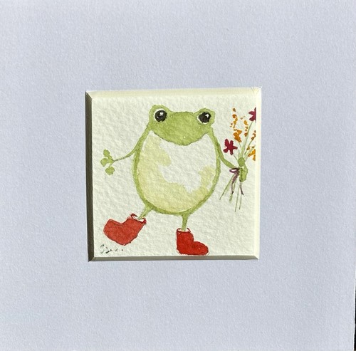 Hopping say hello - hello,