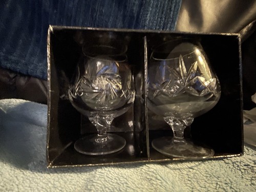 Bohemia crystal brandy glasses - bohemia,