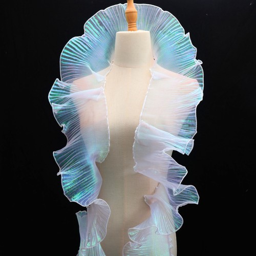 Ruffle pleated chiffon trim - ruffle,