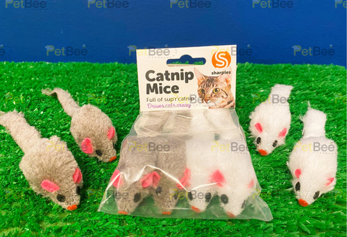 Sharples catnip mice pack - catnip,