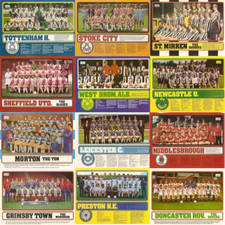 Football Weekly News Magazine Team Squad Player Pictures - Various 1979 -1981