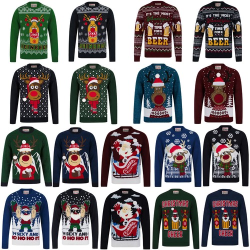 Christmas jumper mens knitted - christmas,