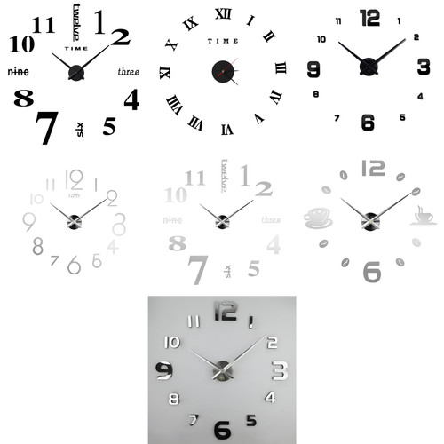 Diy frameless number wall - 3d,