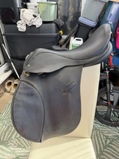 18 Inch Black English Leather