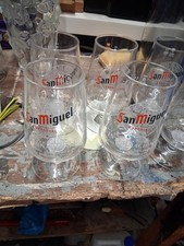 San Miguel Pint Glasses