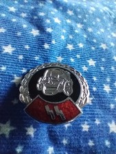 Vintage SS Outlaw Biker Enamel