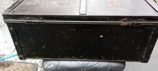 Old Heavy WW11  Military Safe Box/ Officers Travel trunk. PRICE REDUCED