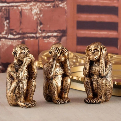 Wise monkeys resin - wise,