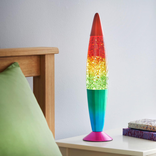 48639 rainbow glitter - 16",
