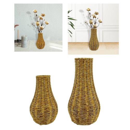 Rattan flower vase wicker - flower,