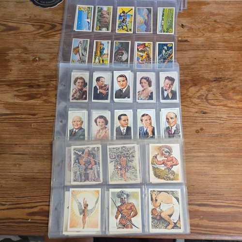 Cigarette card partial sets - cigarette,