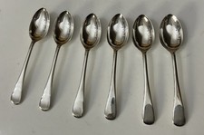 6 X James Walker Old English Century Silver Plate 13cm Teaspoons Spoons Cutlery