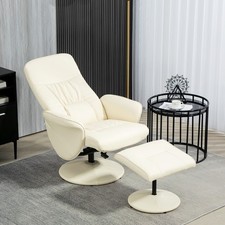 Swivel Recliner with Ottoman