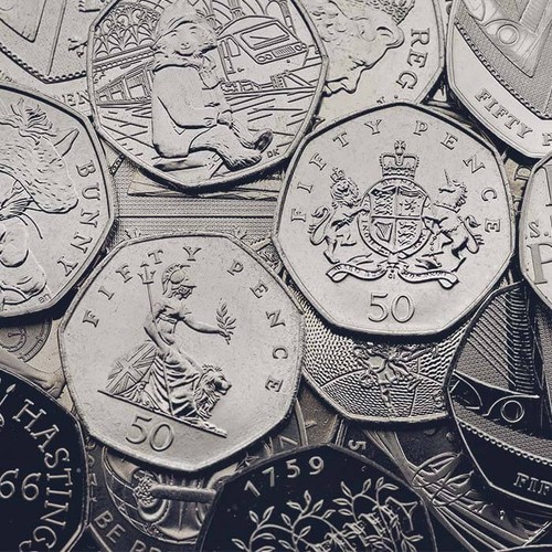 Rare 50p fifty pence coin - rare,
