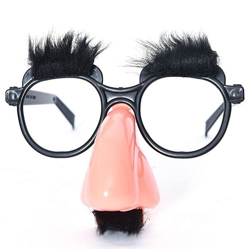 Big nose and fake - fake, moustache