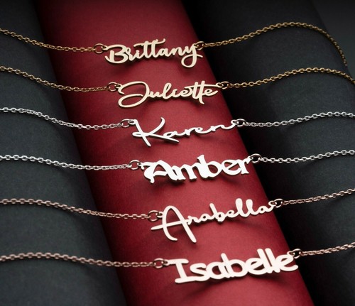Customised name pendant - pendant, 925