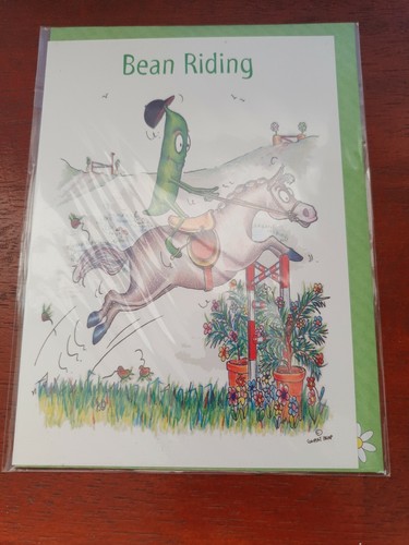 Bean riding horse - riding,