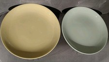 Johnson Brothers England Yellow /Pale Green 7inch Sandwich Plates X 5