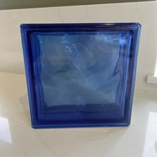 Cobalt Blue Glass Block Brick