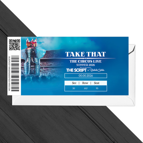 Take that mock ticket the - take,