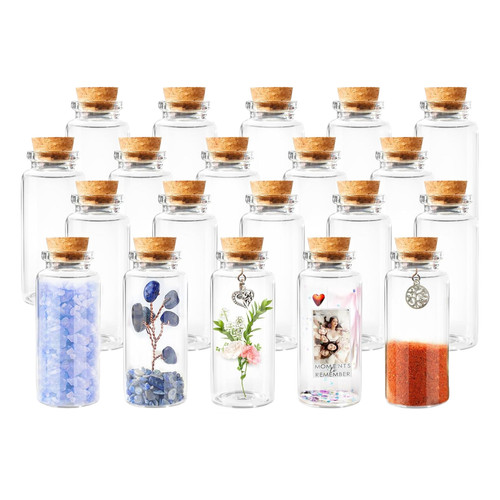 Mini craft glass jars - 5,
