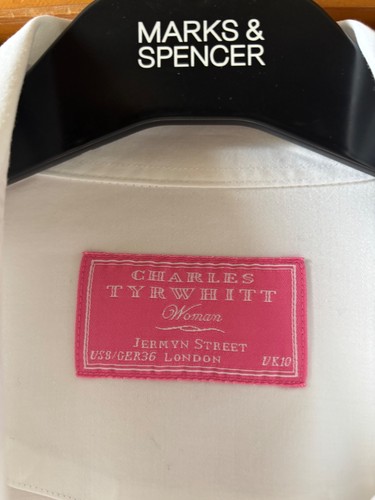 White dress shirt - white,