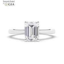 Emerald Diamond Engagement