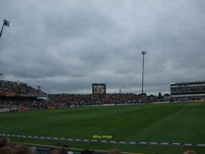 Photo 6x4 Giant  TV screen and temporary stand Old Trafford Erected for t c2009