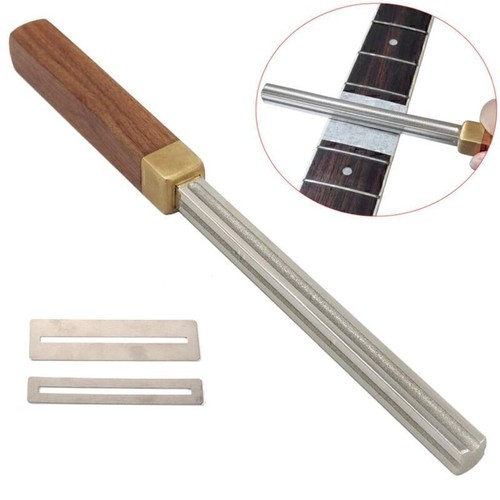 Guitar fret crowning - crowning, file
