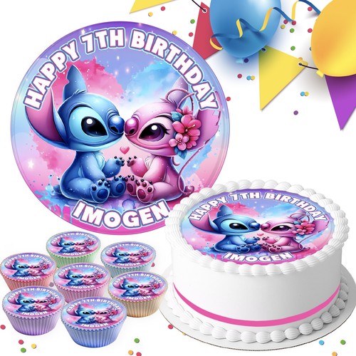 Angel stitch birthday - &,