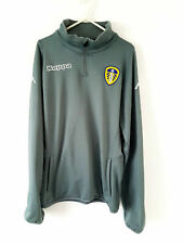 Leeds United Training Jumper. Small. Kappa. Grey Adults Football Top S Kit.