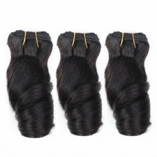 3pcs Loose Wave Short Curly Hair Weave Bundles Human Hair Bundles Hair Extension