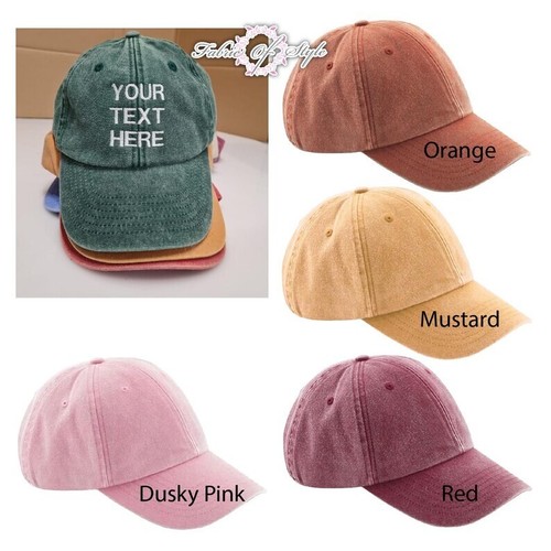 Personalised baseball cap - personalised,